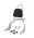 Sissy Bar King 20" Destacável para Harley-Davidson Dyna com Bagageiro Removivel - Inox Polido