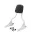 Sissy Bar King Low 16" Destacável para Harley-Davidson Dyna sem Bagageiro - Inox Polido
