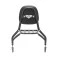 Sissy Bar King Low 16" Destacável para Harley-Davidson Softail Fat Bob com Bagageiro Removivel - Preto